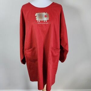 Apron Smock Long Sleeve Tie Back Kitchen Restaurant Work‎ Cleaning 46" Chest